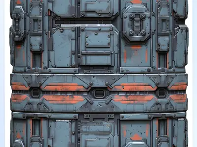 Sci-FI Seamless Texture Texture 20