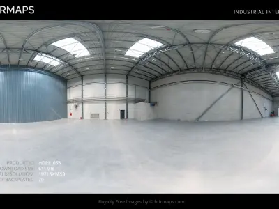 Industrial Interiors  1 - 10 HDRI Maps pack  Texture