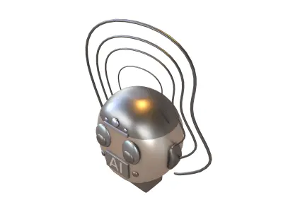 AI Hallucination Icon V1 004 Low-poly 3D model