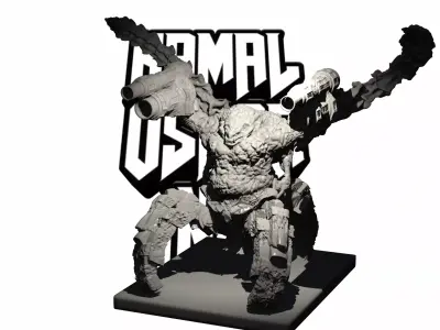 Demon Abomination 3D Fantasy Sci-fi Miniature 3D print model