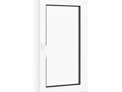 Plastic Window 700mm x 1120mm 3D model