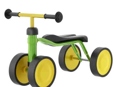 Runbike Puky Pukylino Red red 3D model