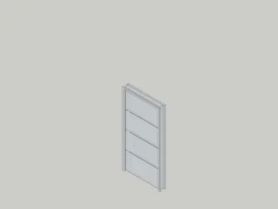 Minimalist Low-Poly Door Perfect for Game VR Environments Door 1 Low-poly 3D model