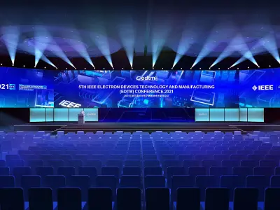 stage Low-poly 3D model