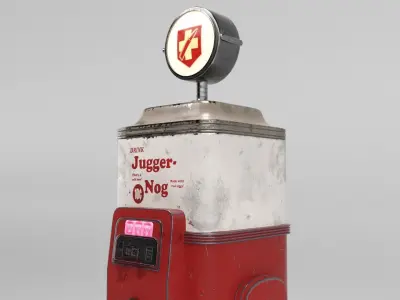 Jugger Nog Machine Low-poly 3D model