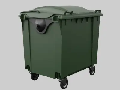 Dumpster trash bin 3D model