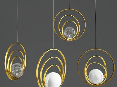 Pendant Lamp Scandinavian 3D model