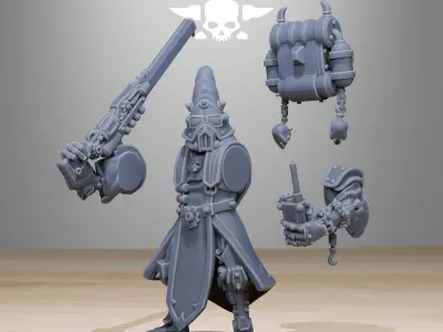 Scavenger Hooded Cultists 3D print model