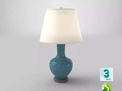 Traditional Table Light On 3D model