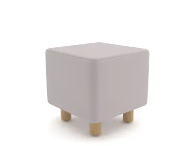 Two ottomans 3D model