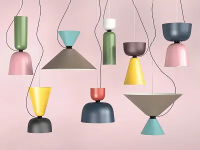 Alphabeta Pendant 3D model