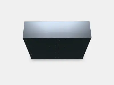 NORDLI Chest of 12 drawers 4 Low-poly 3D model