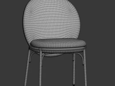 Oyster Dining Chair Parla Design 3D model