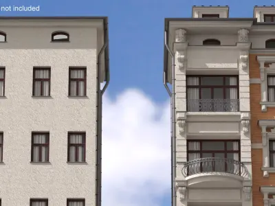  Historic European Apartment Building 
