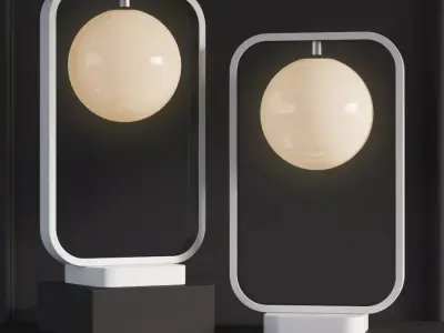 Table Lamp Avola Chrome Maytoni Modern 3D model