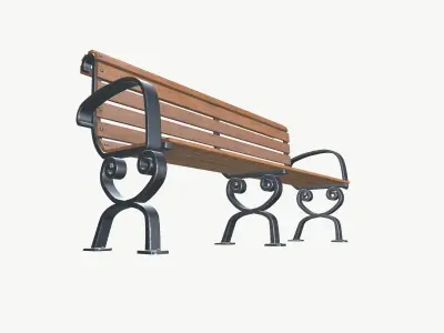 Bench 3D model