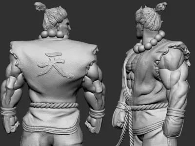 Street Fighter Akuma 3D print model