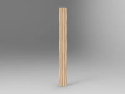 Lampara de pie con inserto acrilico Free 3D model