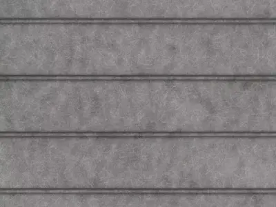 Galvanized Scratches Roll Up Door PBR Seamless Texture