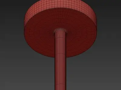 Cascading pendant light 3D model
