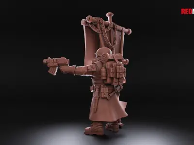 Steel Guard - Command Squad of the Imperial Force 3D print model