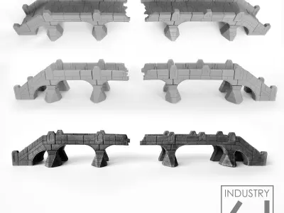 Bridge custom modular system 3D print model