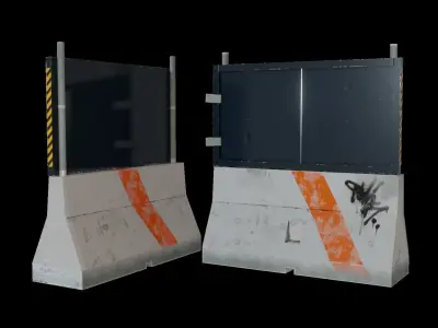 Construction Props Game Ready Low-poly 3D model