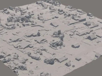 Aerial scan 13 3D model