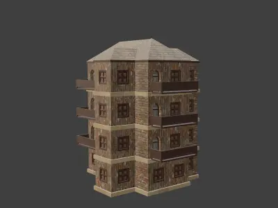 House Model 30 Low-poly 3D model