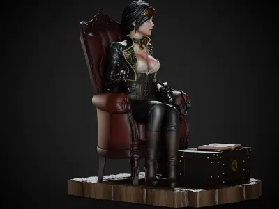 Lady Mechanika 3D Print 3D print model