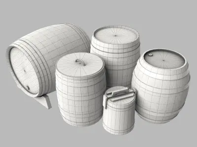 Wooden Barrel Collection Pack Vine Whiskey