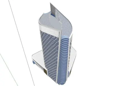 vacation spot-Resort-Fashion Leisure Hotel-0197 3D model