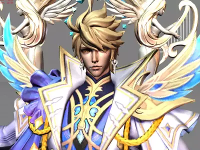 Vale Concerto of Light Low-poly 3D model