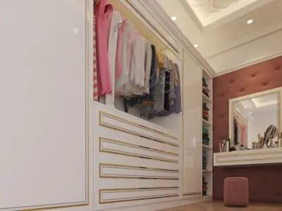 Dressing Room wardrobe clothes   3D model