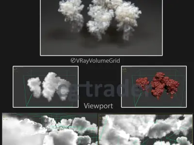 clouds - 3D Volumetric cloud 3D model
