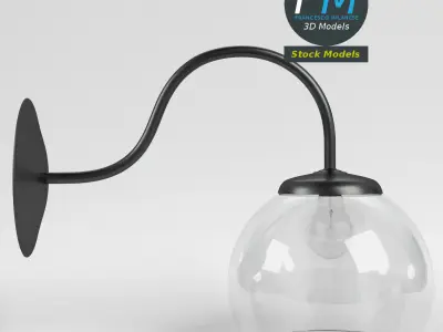 Wall light 1 3D model