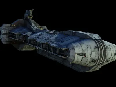 Pelta-class frigate  - Star Wars 3D model