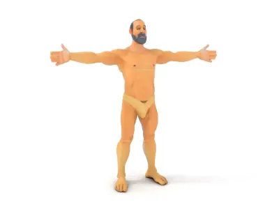 Textured Humanoid Creature model pack Low-poly 3D model