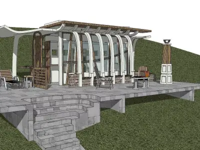 Creative Design-Holiday Cabin-021 3D model