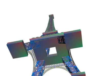 Eiffel Tower 3D model
