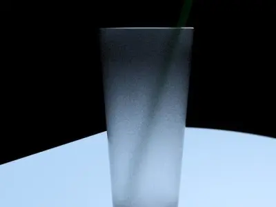 vaso de vidrio 3D model