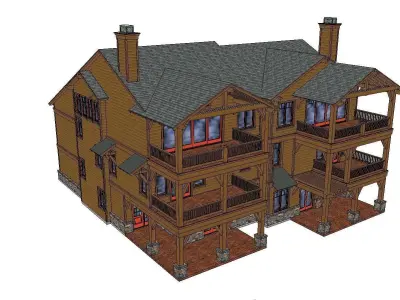 Creative Design-Holiday Cabin-084 3D model