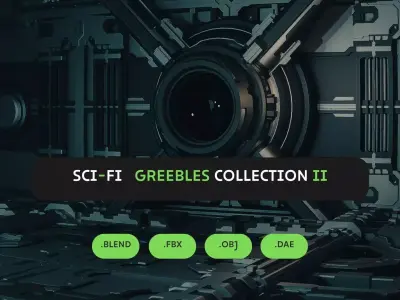 Sci-Fi Greebles Collection 2 3D model