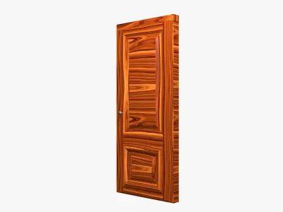 Interior Wooden Door 3D model