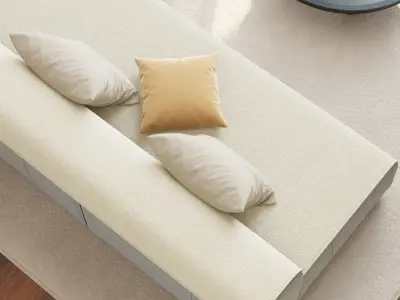 Mid Century interior  Livingroom 3D model