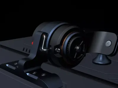 SciFi Hinge 3D model