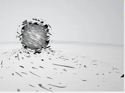 rasengan Low-poly 3D model