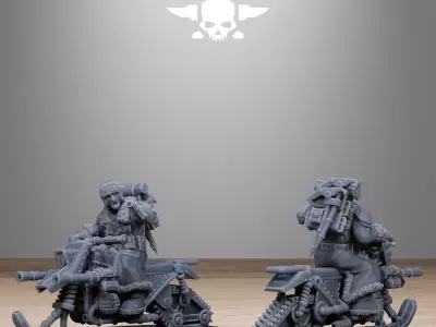 GrimGuard FrostWatch Snowbikers 3D print model