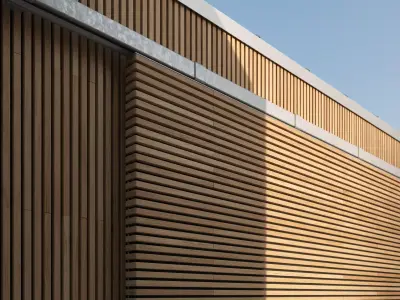 Siberian larch lamellas cladding texture Texture