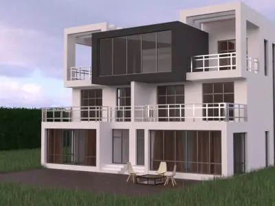Modern House 3D model